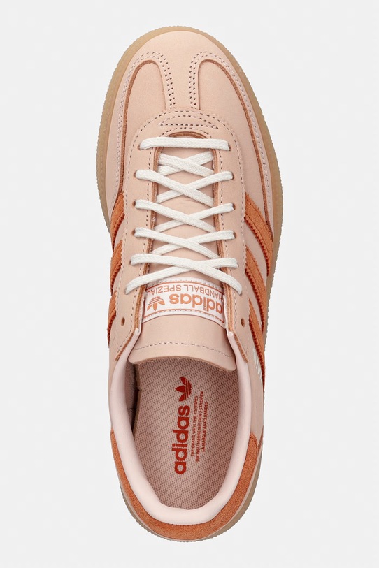 adidas Originals Handball Spezial sneakersy damskie skórzane pomarańczowy IH1505