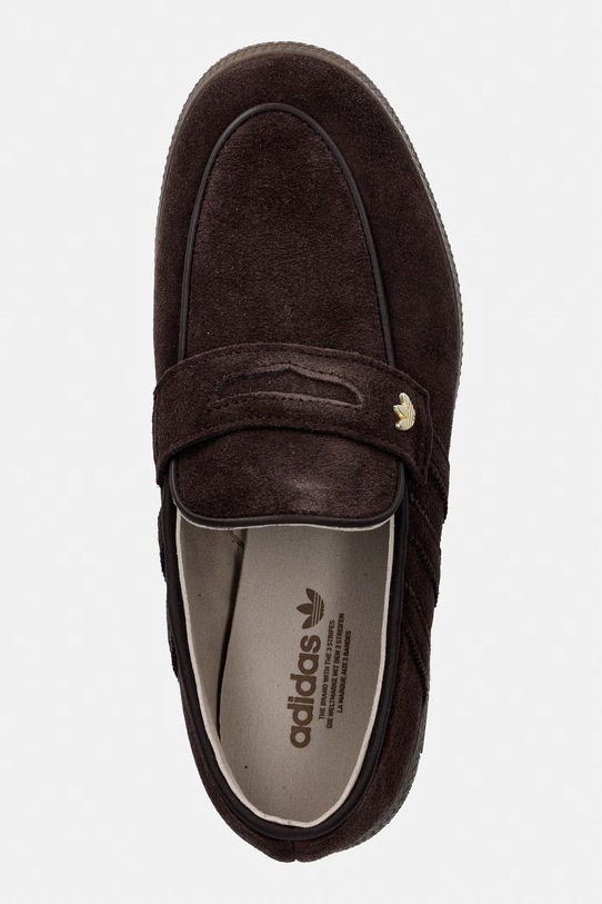 adidas Originals lordsy damskie zamszowe Handball Spezial Loafer brązowy KJ2533