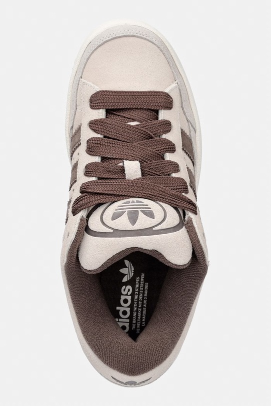 adidas Originals Campus sneakersy damskie zamszowe beżowy KJ3605