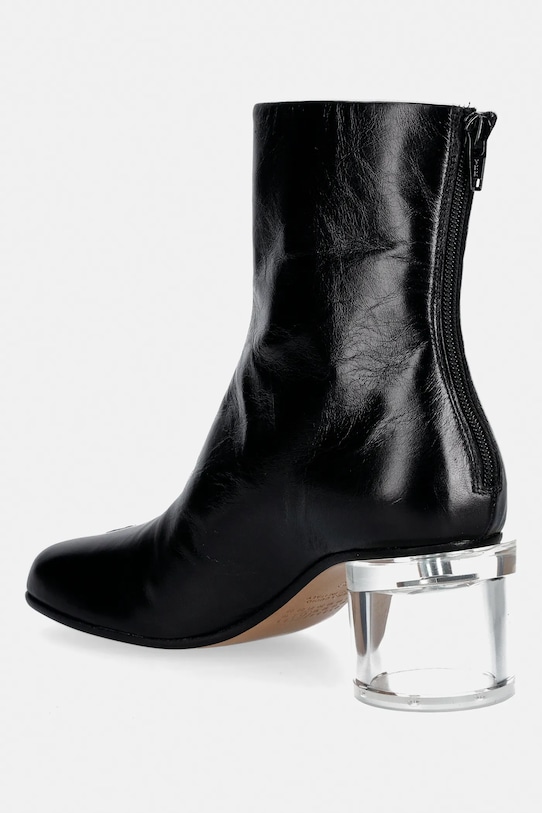 Obuwie MM6 Maison Margiela botki skórzane S59WU0265.P7560.T8013 czarny