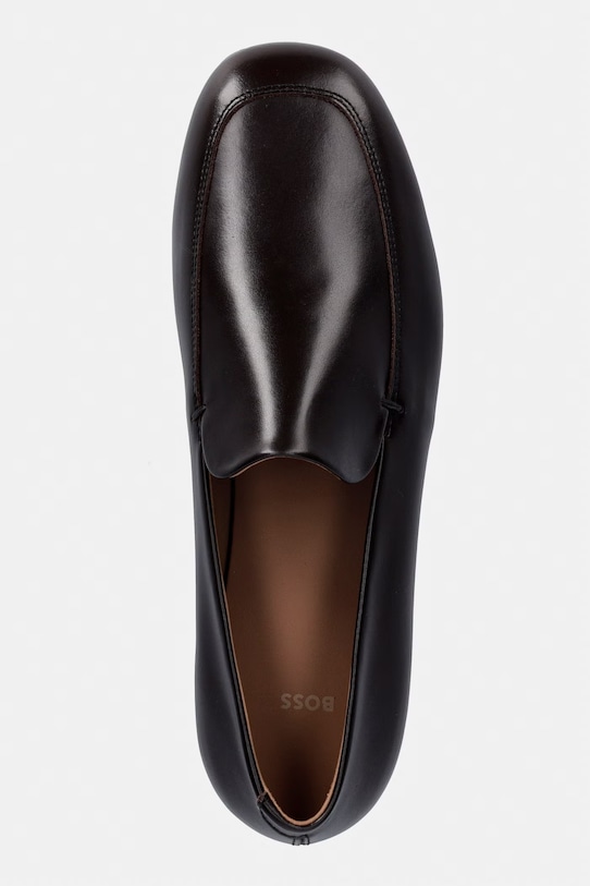 BOSS mokasíny ženské kožené Pyna hnědá 50564015.207