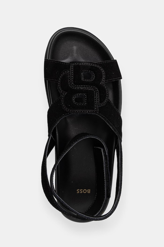 BOSS босоніжки жіночі замшеві Freyah чорний 50563358.001