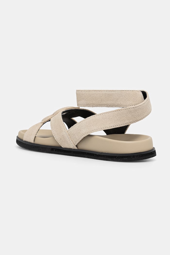 Παπούτσια BOSS σανδάλια Γυναικεία σουέτ Freyah 50563358.275 μπεζ