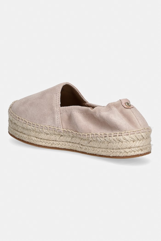 Boty BOSS espadrily dámské semišové Madeira 50563438.643 béžová
