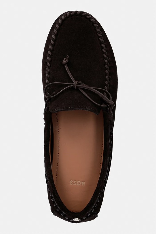 BOSS mokasíny dámske semišové Roxanne hnedá 50563462.207