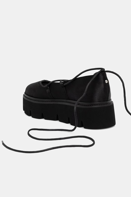 Obuća Buffalo balerinke Darya Ghillie 1620061 crna