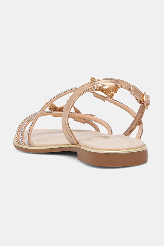 Obuwie Buffalo sandały damskie Kira Snd Butterfly 1601283 beżowy