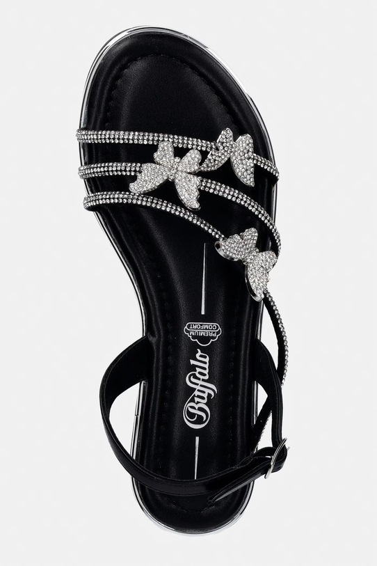 Buffalo sandały damskie Kira Snd Butterfly czarny 1601284