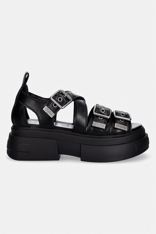Buffalo sandały Bolt Snd Buckle 1602308 czarny SS26