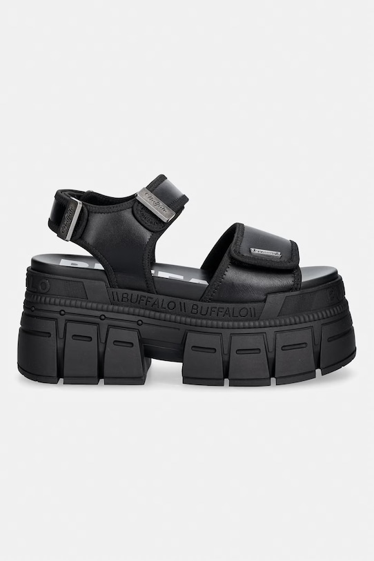 Buffalo sandale s platformom za žene Gospher Sandal Velc 1602310 crna SS26