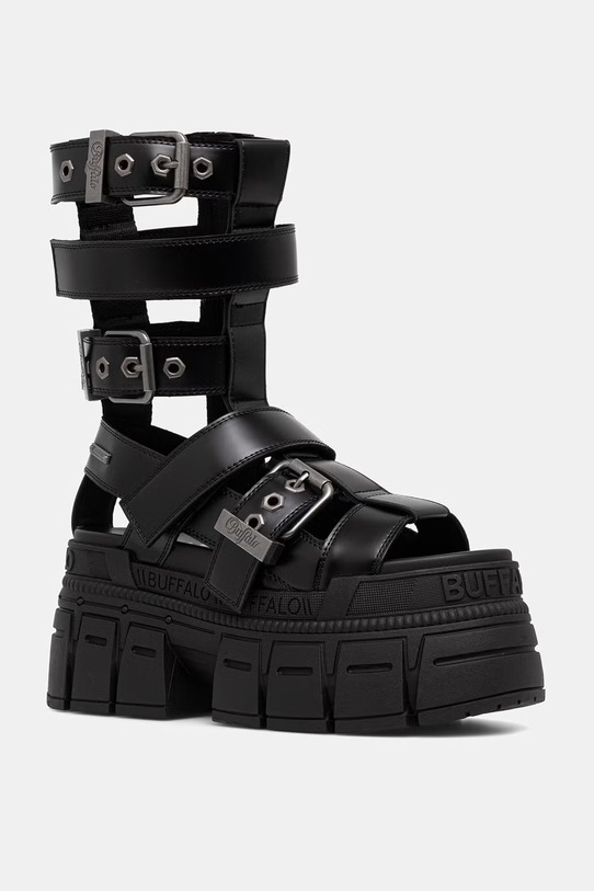 Buffalo sandale ženske Gospher Zeus crna 1602311