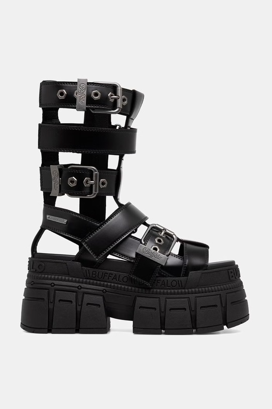 Buffalo sandale ženske Gospher Zeus 1602311 crna SS26