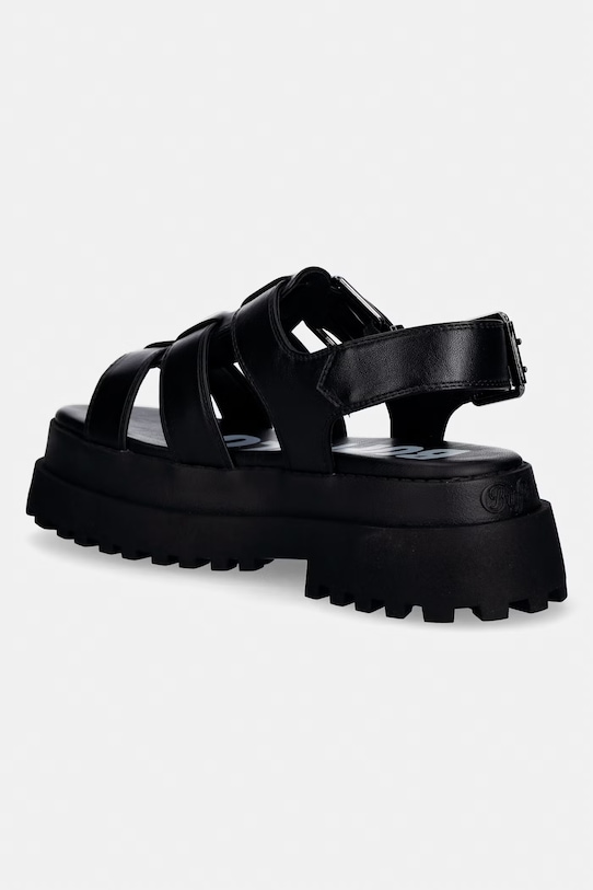 Obuća Buffalo sandale s platformom za žene Pluto Fisher 1602334 crna