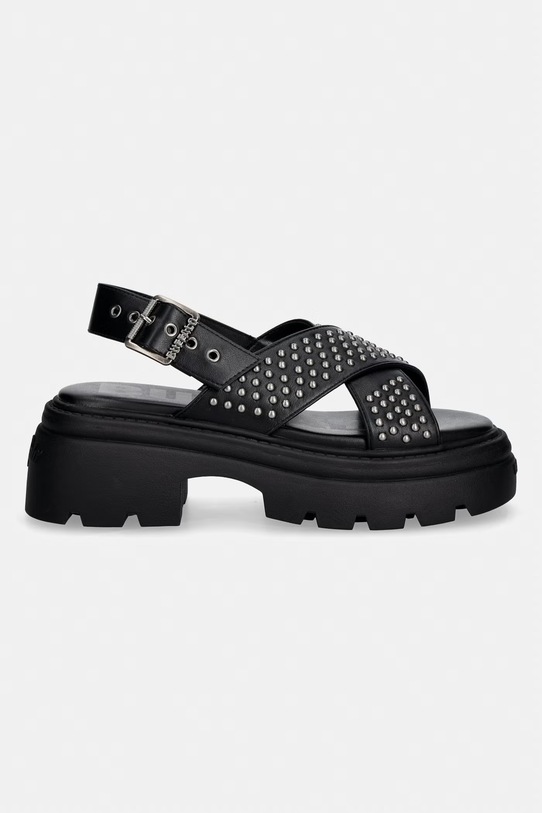 Buffalo sandále na platforme dámske Vega Cross 1602358 čierna SS26