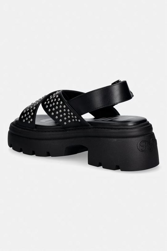 Obuv Buffalo sandále na platforme dámske Vega Cross 1602358 čierna