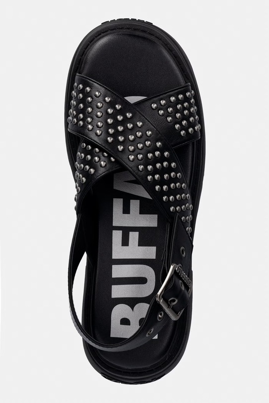 Buffalo sandále na platforme dámske Vega Cross čierna 1602358