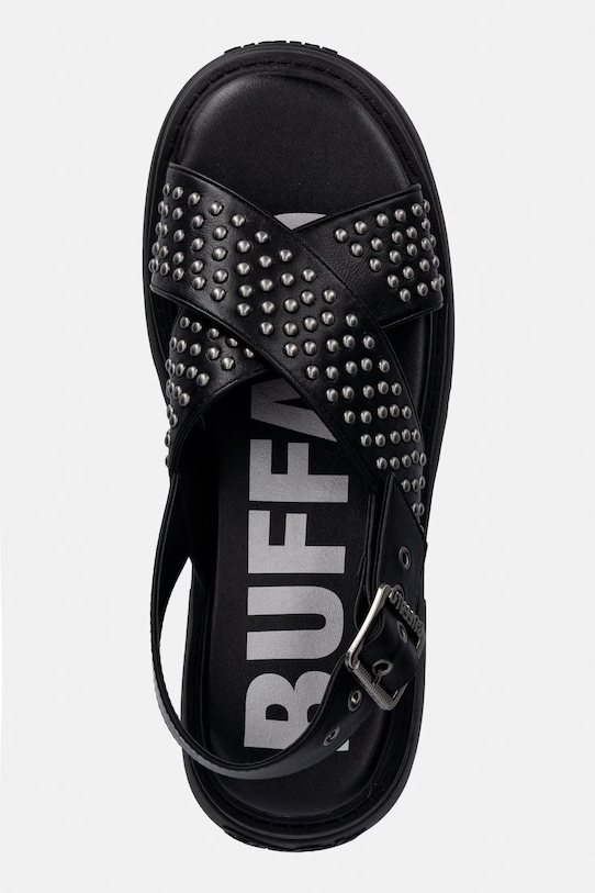 Buffalo sandále na platforme dámske Vega Cross čierna 1602358