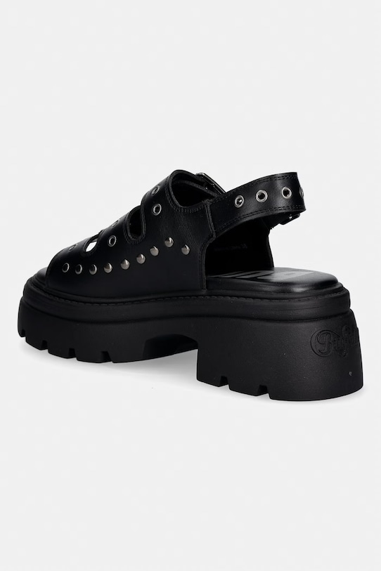 Obuv Buffalo sandále na platforme dámske Vega Athena Buckle 1602359 čierna