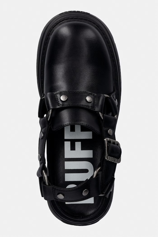 Buffalo sandále so zakrytými prstami dámske Vega Clog Buckle čierna 1624111