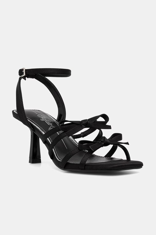 Buffalo sandále na ihličkovom podpätku Kaida Bow čierna 1291676