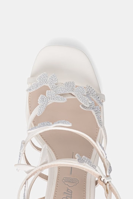 Buffalo sandale Devine Butterfly alb 1291686