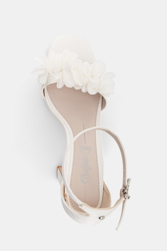 Buffalo sandały na słupku Devine Rose biały 1291687