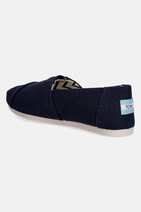 Obuv Toms espadrily na plochom podpätku dámske ALPARGATA CLASSIC 10020790 tmavomodrá