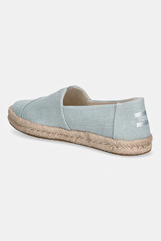 Obuwie Toms espadryle damskie ALPARGATA ROPE 2.0 10020704 niebieski