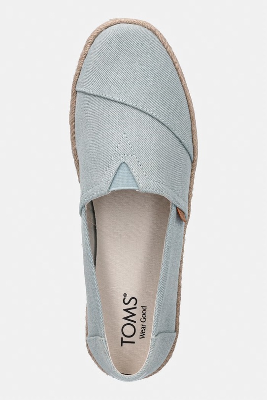 Toms espadryle damskie ALPARGATA ROPE 2.0 niebieski 10020704