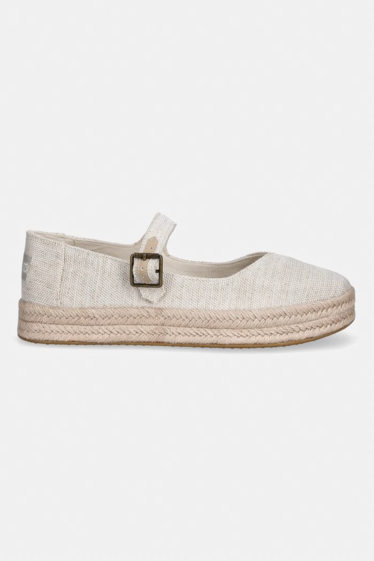 Toms espadryle damskie CAROLINA MARY JANE 10021863 beżowy SS26