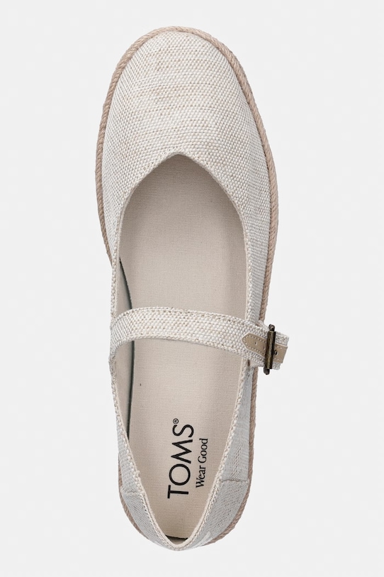 Toms espadryle damskie CAROLINA MARY JANE beżowy 10021863