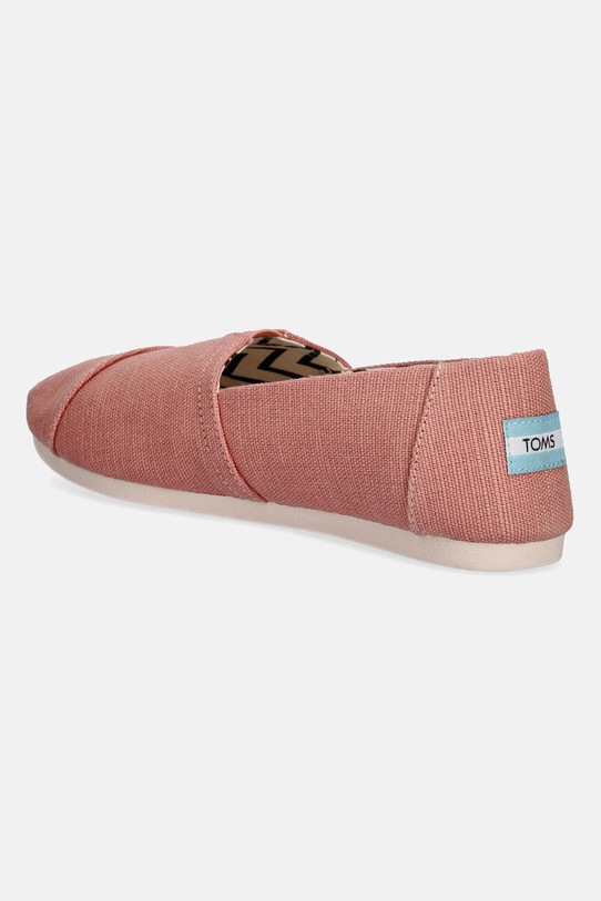Obuwie Toms espadryle damskie ALPARGATA CLASSIC 10023032 pomarańczowy