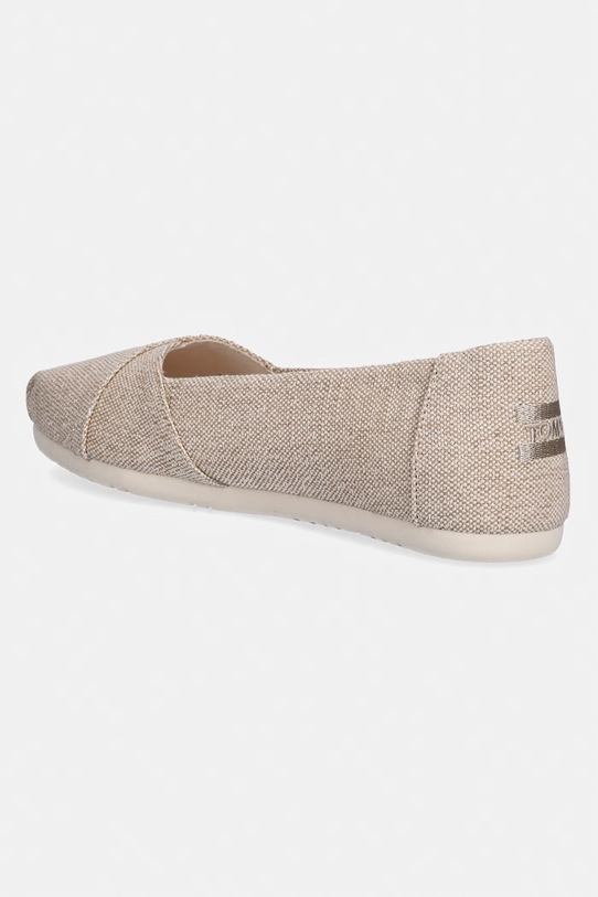 Παπούτσια Toms εσπαντρίγιες με επίπεδο τακούνι Γυναικεία ALPARGATA BALLET 10023042 μπεζ