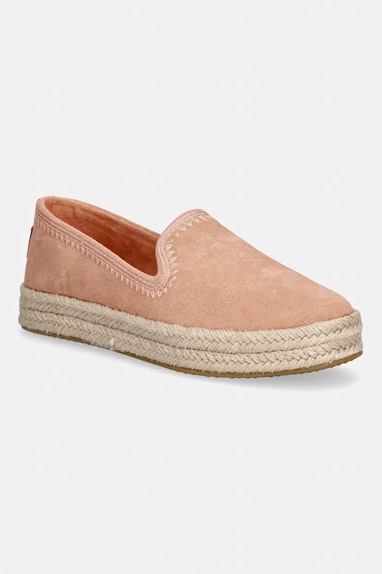 Toms espadrily dámské semišové CAROLINA oranžová 10023061