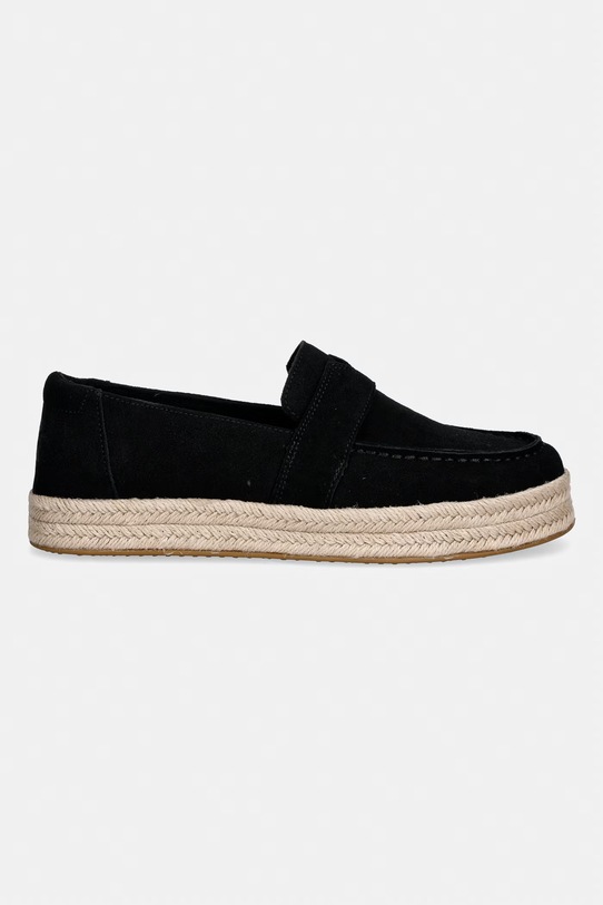 Toms espadryle damskie zamszowe BLAKELY 10023067 czarny SS26