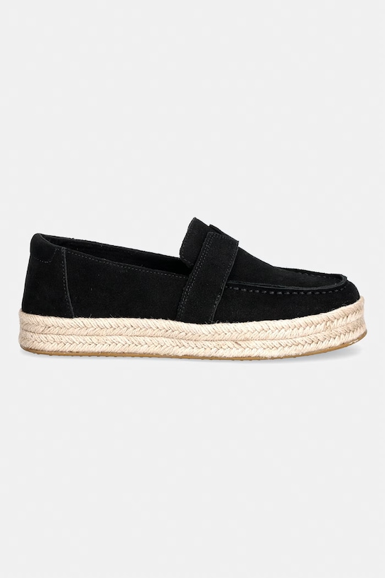 Toms espadrilky dámske semišové BLAKELY 10023067 čierna SS26