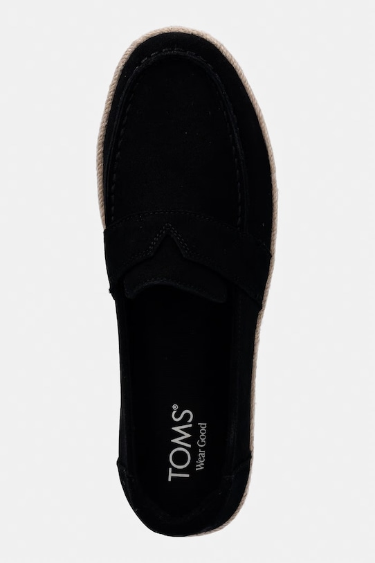 Toms espadryle damskie zamszowe BLAKELY czarny 10023067