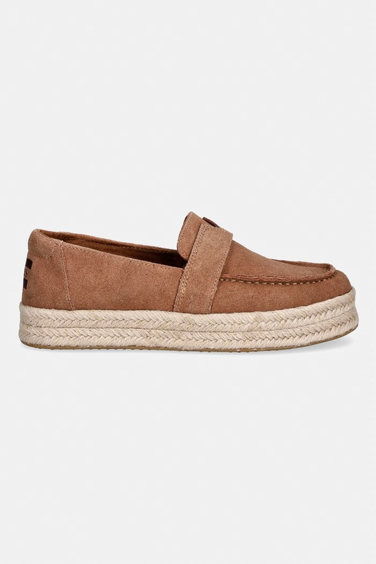 Toms espadrile za žene od brušene kože BLAKELY 10023060 smeđa SS26