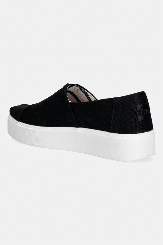 Obuwie Toms ASHER PLATFORM espadryle damskie 10023246 czarny