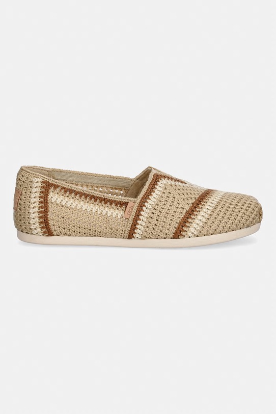 Toms espadryle damskie ALPARGATA CLASSIC 10023041 beżowy SS26