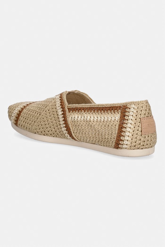 Obuwie Toms espadryle damskie ALPARGATA CLASSIC 10023041 beżowy