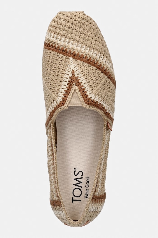 Toms espadryle damskie ALPARGATA CLASSIC beżowy 10023041