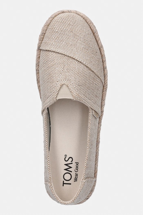 Toms espadryle damskie ALPARGATA ROPE 2.0 beżowy 10023022