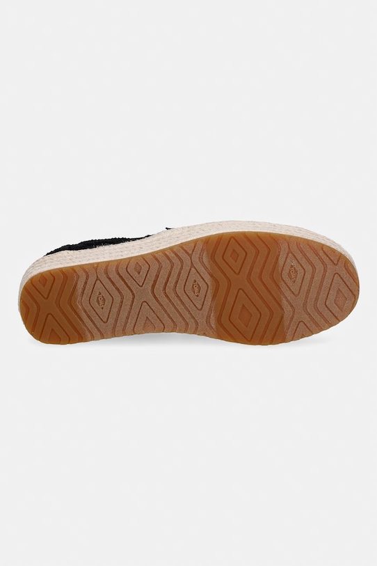 Toms espadryle na platformie damskie VALENCIA 10023046 czarny