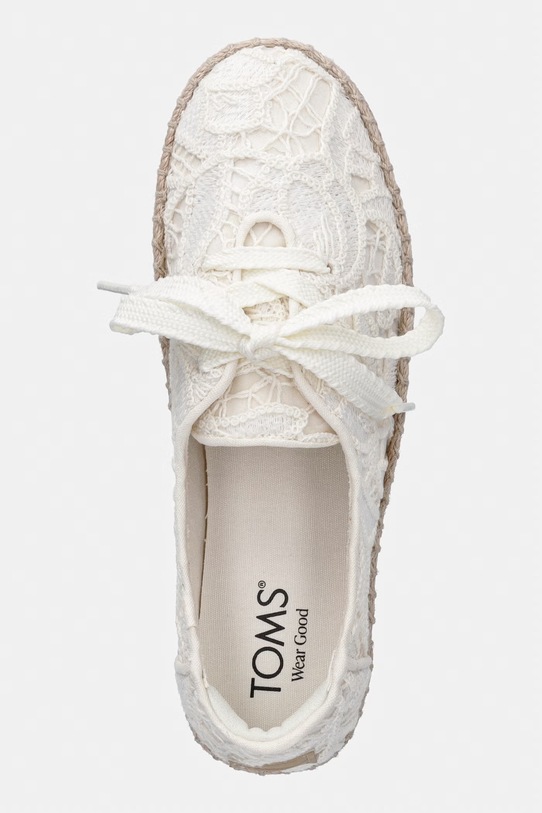 Toms VALENCIA LACE UP tenisówki damskie biały 10023272