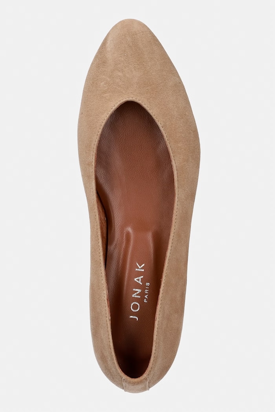 Μπαλαρίνες σουέτ Jonak DASSUS VELOURS μπεζ 3800162