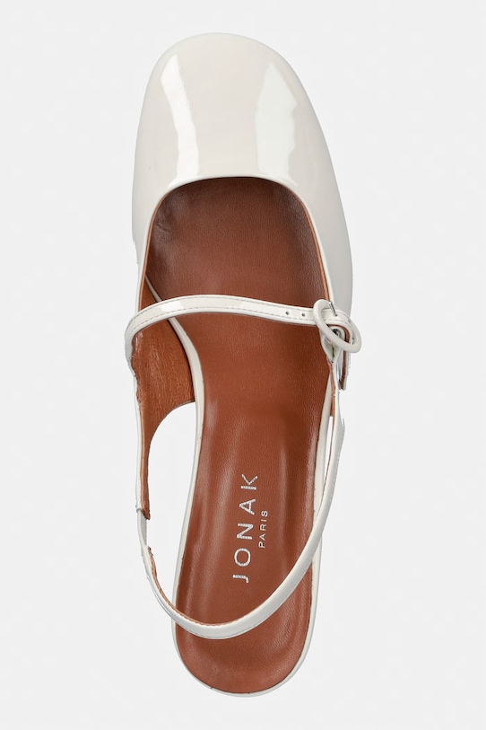 Δερμάτινες γόβες Jonak DAUPHINE VERNIS Perle μπεζ 3800227