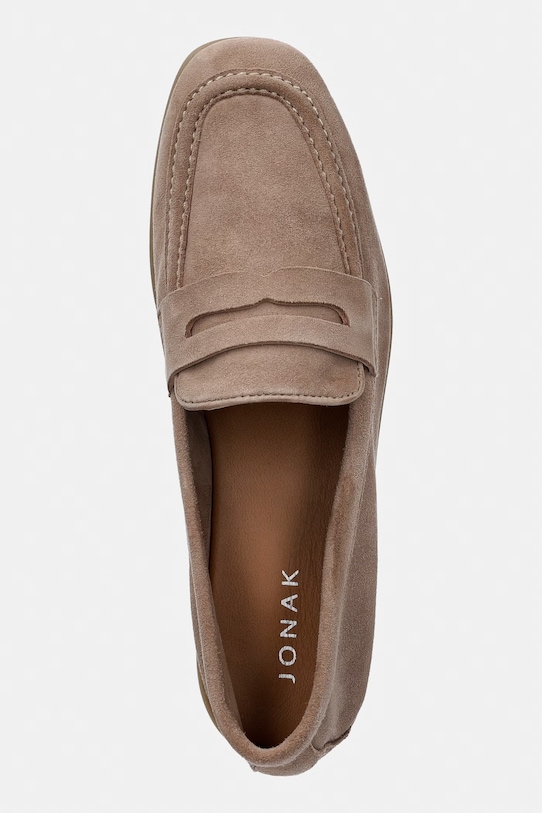 Μοκασίνια σουέτ Jonak ACA BIS VELOURS μπεζ 3600020