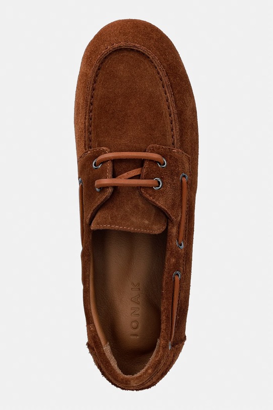 Jonak mokasyny damskie zamszowe LALIE CROUTE brązowy 3800296
