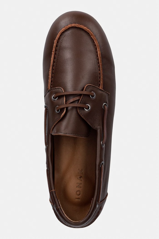 Jonak mokasyny damskie skórzane LALIE CUIR brązowy 3800297